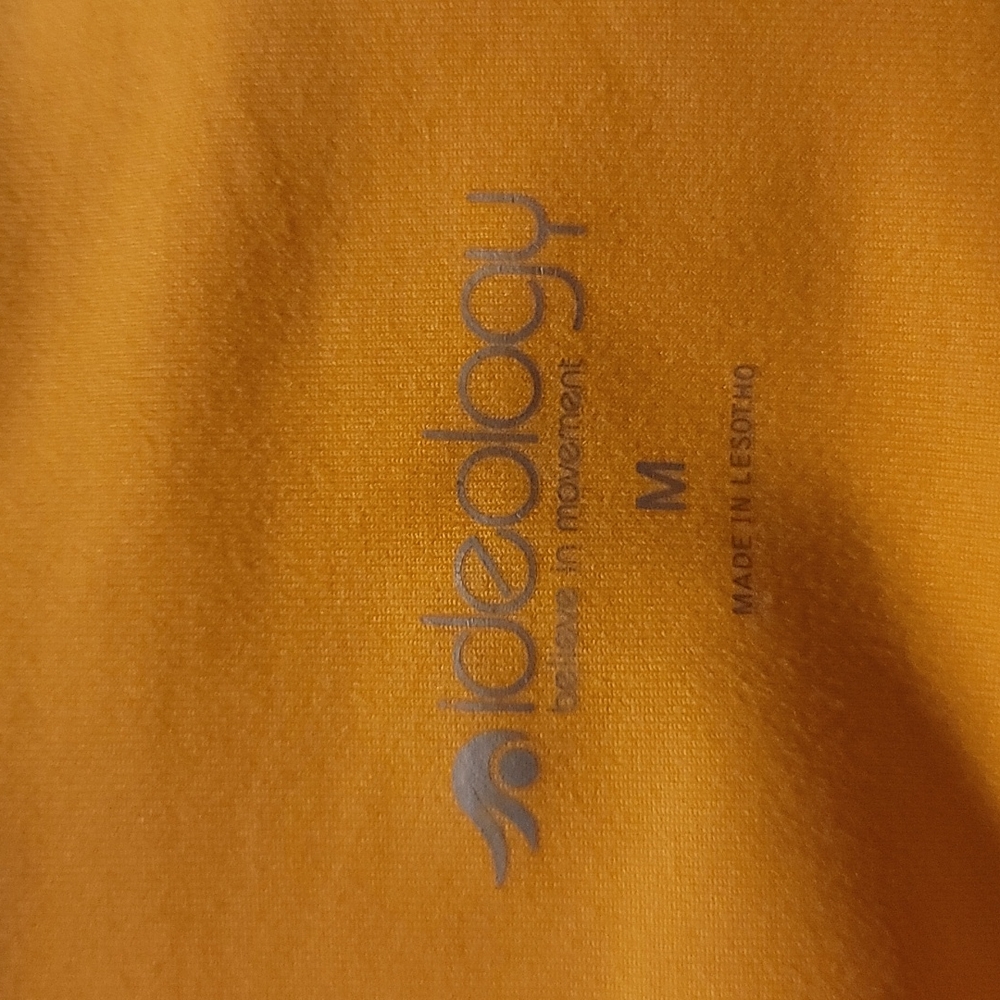 IDEOLOGY PERFORMANCE HIGH RISE 7/8 LEGGING: SIDE POCKET:ORANGE:NWT: SZ M - Picture 2 of 4